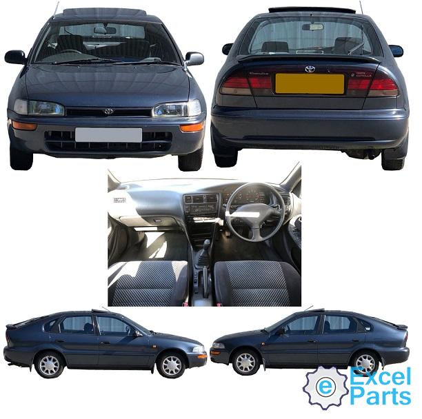 Toyota Corolla MK7 AE101R EX L REG 113bph Windscreen Wiper Arm Rear / Back 1.6 1587 cc Petrol 4A-FE 4AFE 5 Speed Manual 5 Door Hatchback